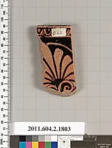 Terracotta rim fragment of a skyphos (deep drinking cup) by Unknown Artist