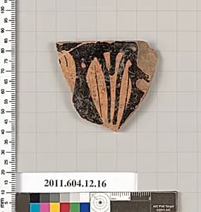 Terracotta rim fragment of a skyphos (deep drinking cup) by Unknown Artist