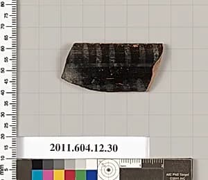Terracotta rim fragment of a skyphos (deep drinking cup) by Unknown Artist