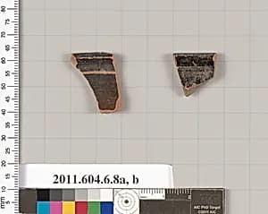 Terracotta rim fragments of open shapes by Unknown Artist
