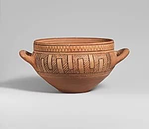 Terracotta skyphos (deep drinking cup) by Unknown Artist