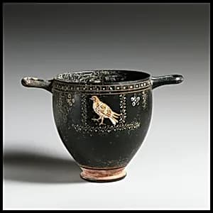 Terracotta skyphos (deep drinking cup) by Unknown Artist