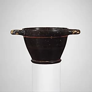 Terracotta skyphos (deep drinking cup) by Unknown Artist