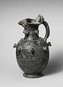 Terracotta trefoil oinochoe (jug) by Unknown Artist