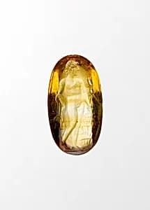 Topaz ring stone by Unknown Artist