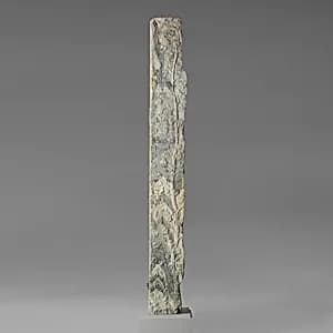 Two marble pilasters by Unknown Artist