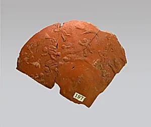 Vase Fragment by Unknown Artist