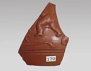 Vase fragment by Unknown Artist