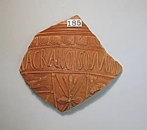 Vase fragment by Unknown Artist