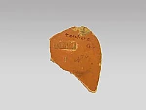 Vase fragment by Unknown Artist