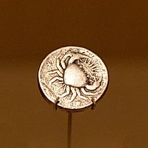 Coin with Sign of Cancer by Unknown Artist