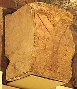 Console with Incised Lines and Crosses by Unknown Artist