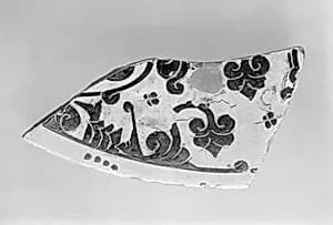 Fragment of a Plate by Unknown Artist