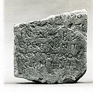 Fragment of an Inscribed Stele by Unknown Artist