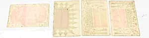 Group of Four Decorated Folios by Unknown Artist