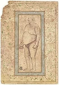 Portrait of Chuk the Wrestler by Unknown Artist