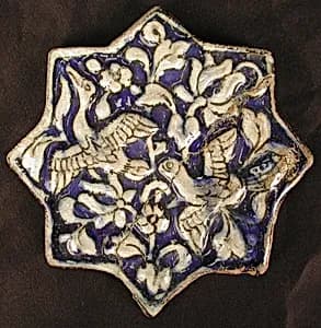 Star-Shaped Tile by Unknown Artist