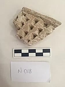 Stucco Fragment by Unknown Artist