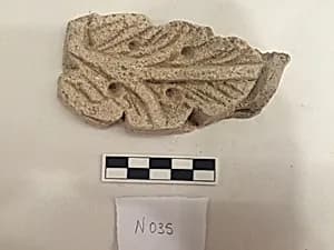 Stucco Fragment by Unknown Artist