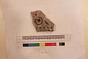 Stucco Fragment by Unknown Artist