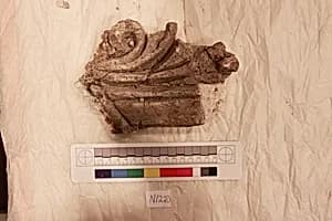 Stucco Fragment by Unknown Artist