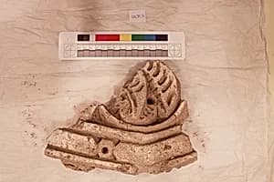 Stucco Fragment by Unknown Artist