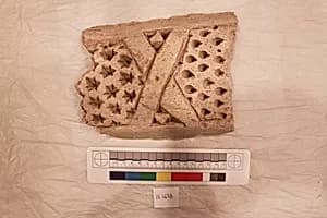 Stucco Fragment by Unknown Artist