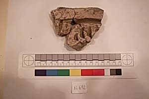 Stucco Fragment by Unknown Artist