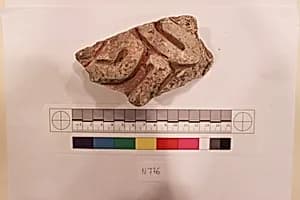 Stucco Fragment by Unknown Artist