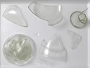 Bottle Fragments by Unknown Artist