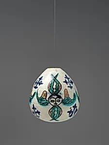 Egg-Shaped Ornament by Unknown Artist