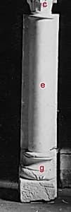 Engaged Column Shaft by Unknown Artist