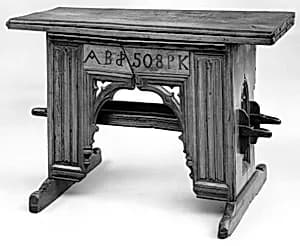 Folding Table by Unknown Artist