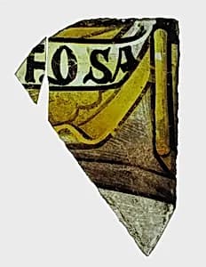 Glass Fragment by Unknown Artist