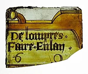 Glass Fragment by Unknown Artist