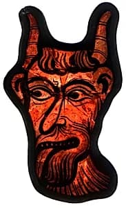 Glass Fragment of a Devil by Unknown Artist
