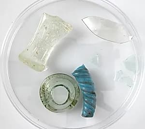 Glass Fragments by Unknown Artist