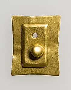 Gold Belt Mount with Rivet by Unknown Artist