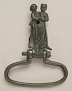 Key Ring with Lovers by Unknown Artist