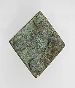 Lozenge-Shaped Plaque by Unknown Artist