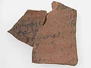 Ostrakon with a Letter from Patermoute to Epiphanius by Unknown Artist