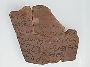 Ostrakon with a Letter from Paternoute to Epiphanius by Unknown Artist