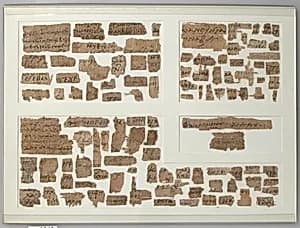 Papyri Fragments by Unknown Artist