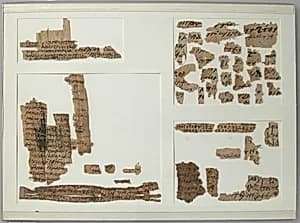 Papyri Fragments by Unknown Artist