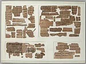 Papyri Fragments by Unknown Artist