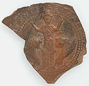 Pilgrim's Plaque by Unknown Artist