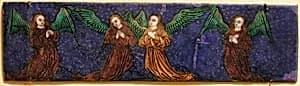 Plaque with Four Angels by Unknown Artist