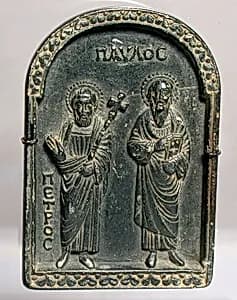 Plaque with Saints Peter and Paul by Unknown Artist