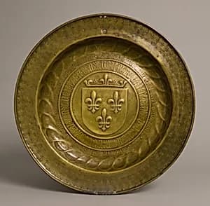 Plate, Royal Arms of France by Unknown Artist