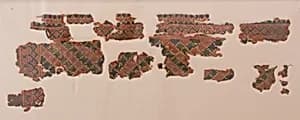 Wool textile with Geometric Pattern by Unknown Artist